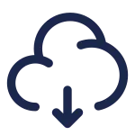 Cloud Download SVG Icon